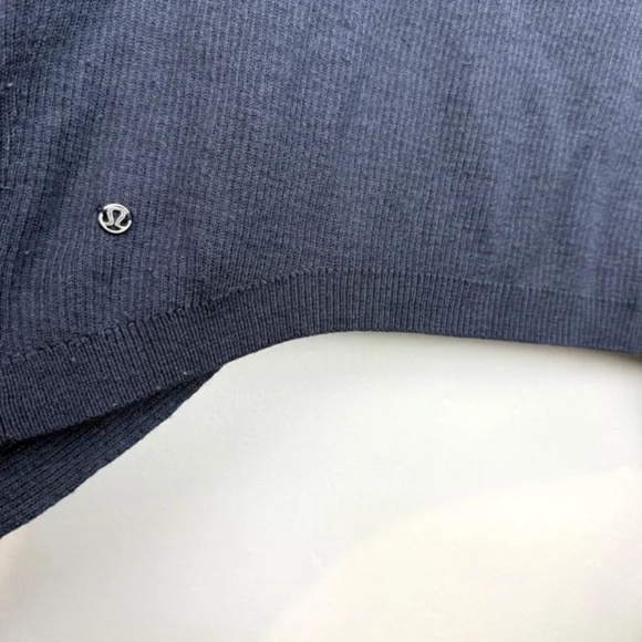 Lululemon Cabin Yogi Wrap Inkwell | Heathered Inkwell Reversible Size 8 - Picture 4 of 5